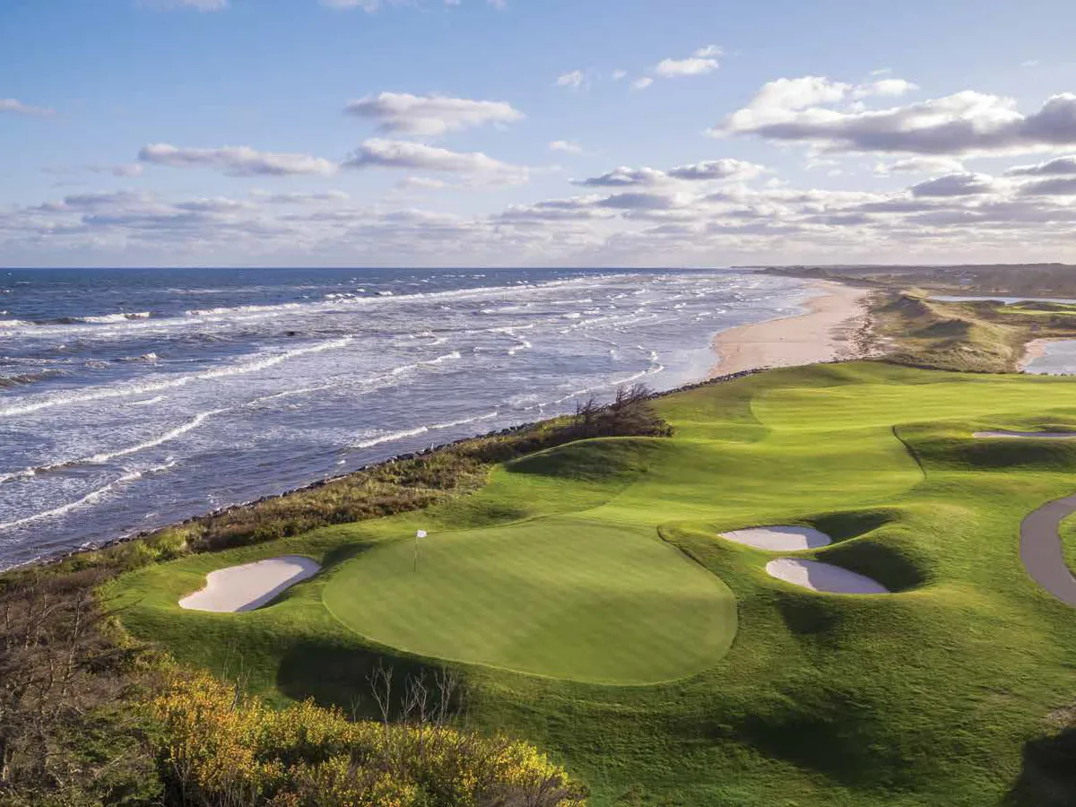True links land at The Links at Crowbush Cove on the Gulf of St. Lawrence